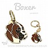 Deluxe Boxer Tag or Keyring (Brindle)